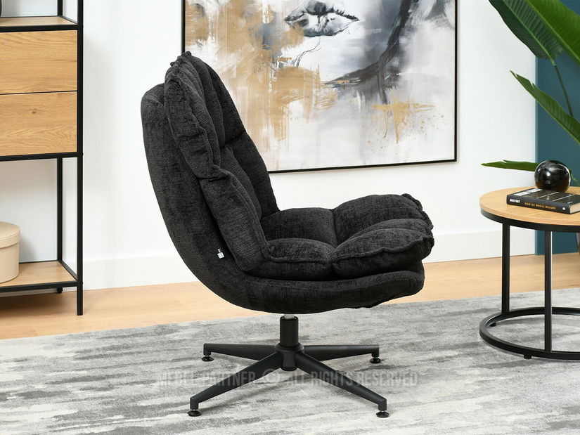 Fotel Jaspier (fekete)