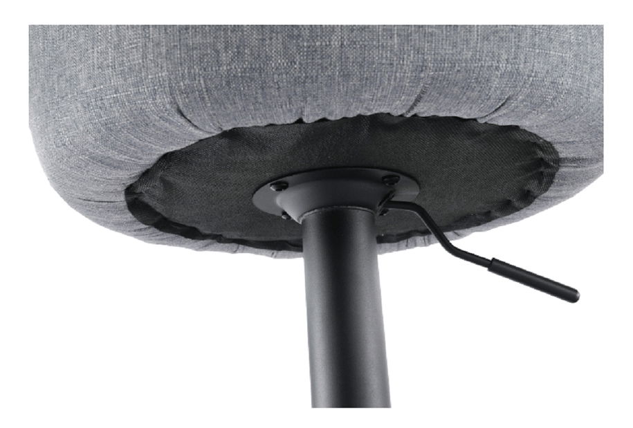 Barska stolica Teken (siva) 