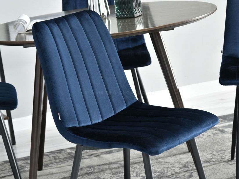 Stolica Mia (mornarsko plava + crna)