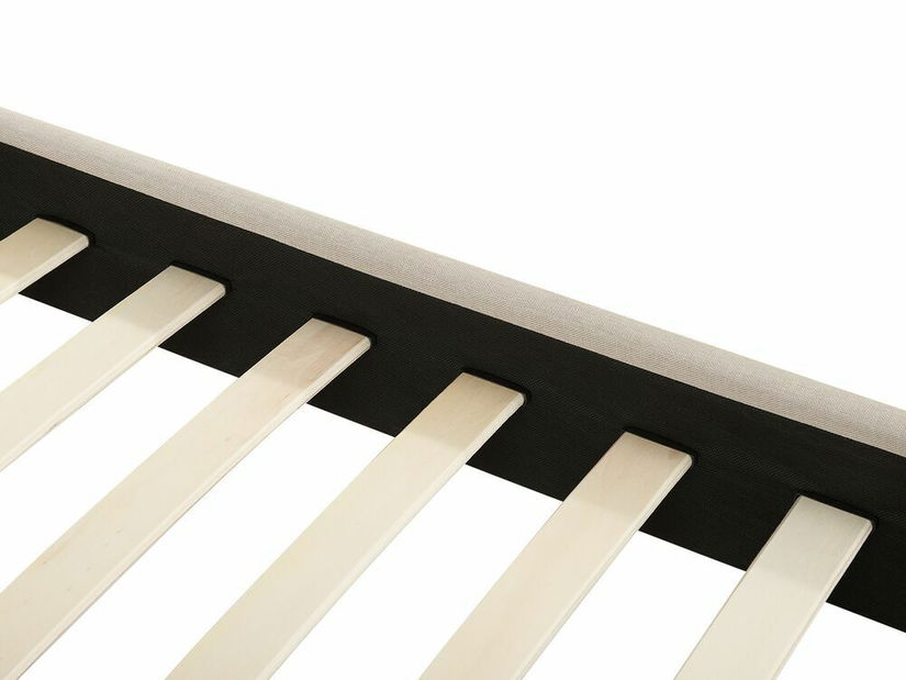 Bračni krevet 160 cm ALVIA (s podnicom) (bež)