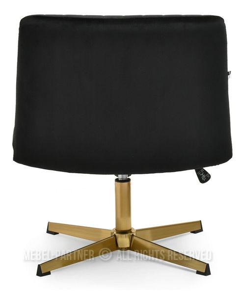 Scaun Loise (negru + crom)