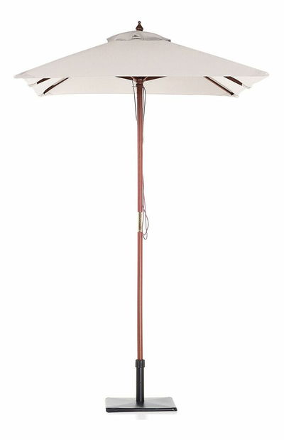 Vrtni suncobran 144 cm FLAME (drvo) (svijetlo bež)