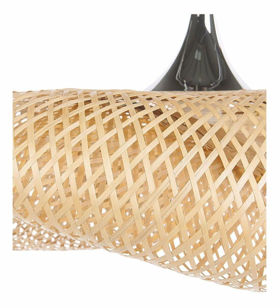 Lampă de perete BANN (bambus) (lemn deschis) (mare)