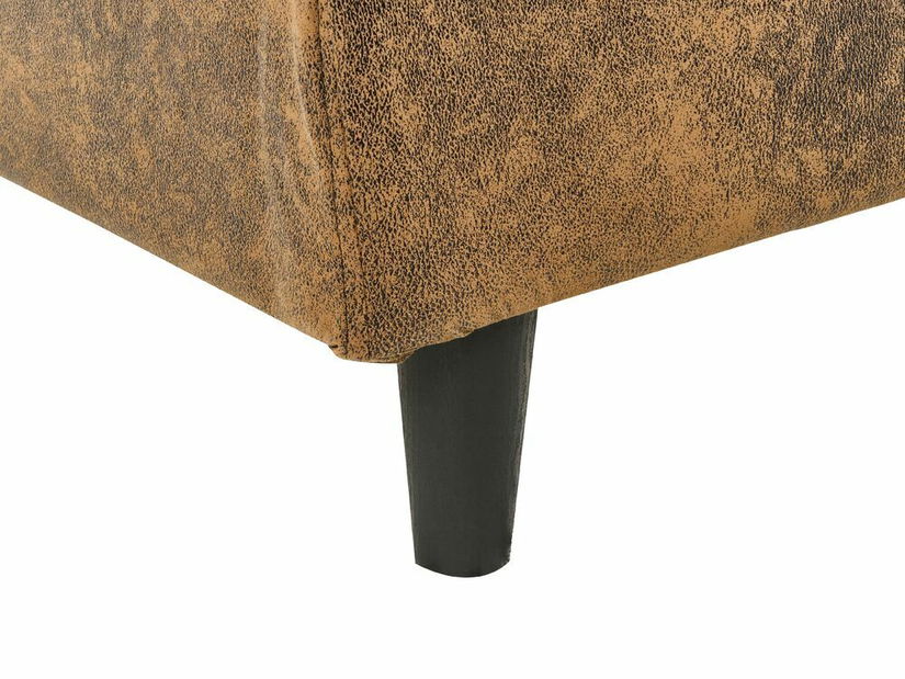 Manželská posteľ 140 cm Ferdinand (hnedá) (s roštom)