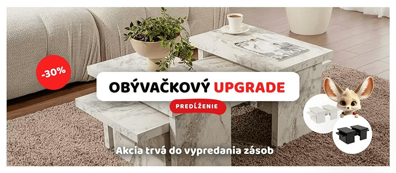 Obývačkový upgrade pokračuje!