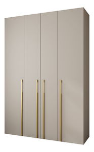 Ormar za garderobu 170 cm Carmela 50-3 (kašmir + zlatna)