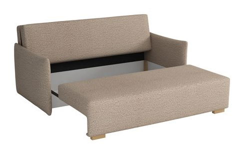 Canapea extensibilă Clovea Glov IV (Portocaliu) (cu sp. depozitare)