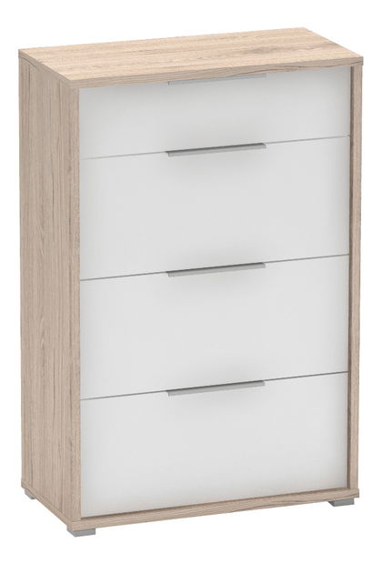 Zásuvková komoda Tempo Kondela Rumia (dub san remo + biela)