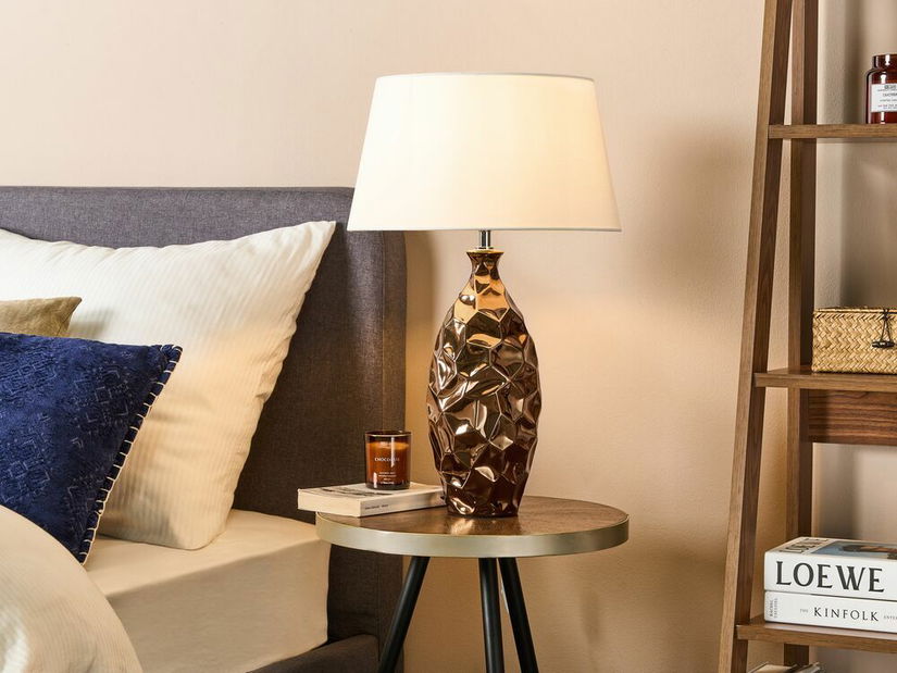 Stolná lampa Trabzoni (zlatohnedá)