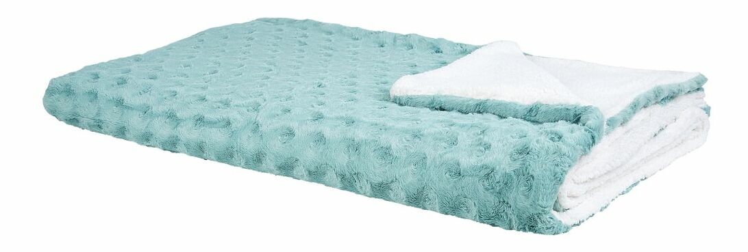 Cuvertură pat 200x220 cm KADEA (turcoaz)