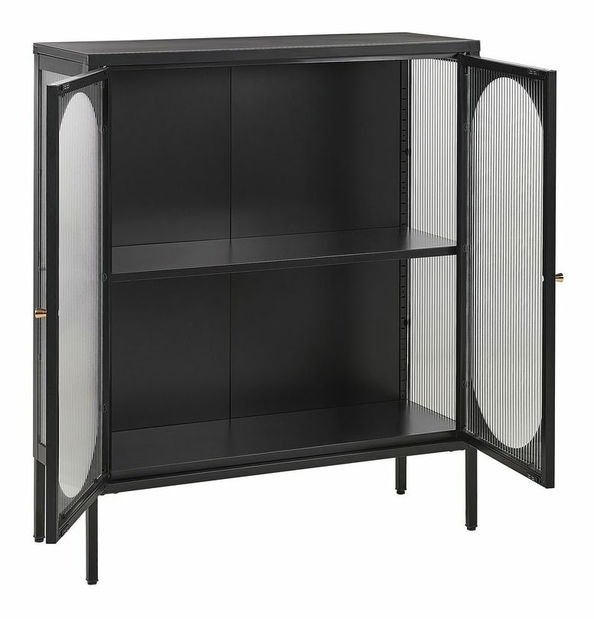 Vitrină Shanita (negru) 
