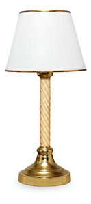 Stolová lampa Lugunssa 1 (biela + zlatá)