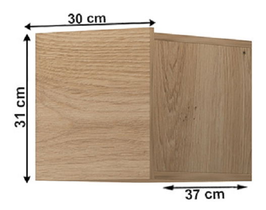 Falra akasztható polc Spring Ed 30 (Tölgy Artisan) 