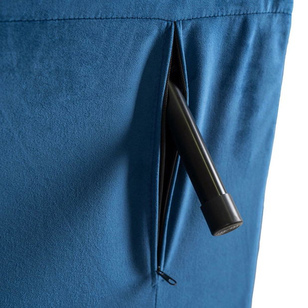 Fotoliu extensibil Motecacleta 2 (albastru marin) 