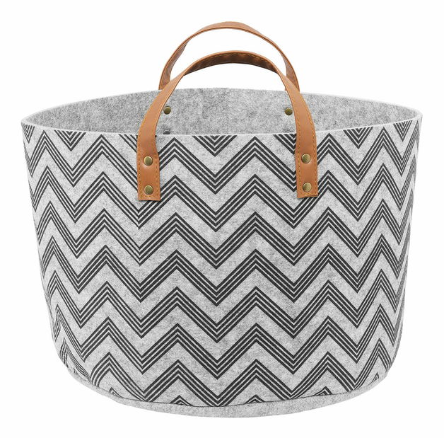 Set tekstilnih košara 3 kom. BELOVA (pust) (siva)