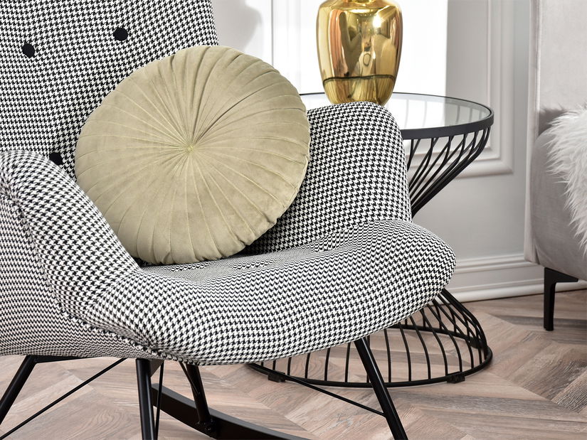 Hojdacie kreslo Laurentino (čierna)