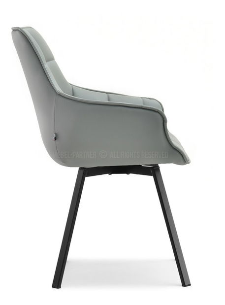 Stolička Aranbura (sivá + čierna)