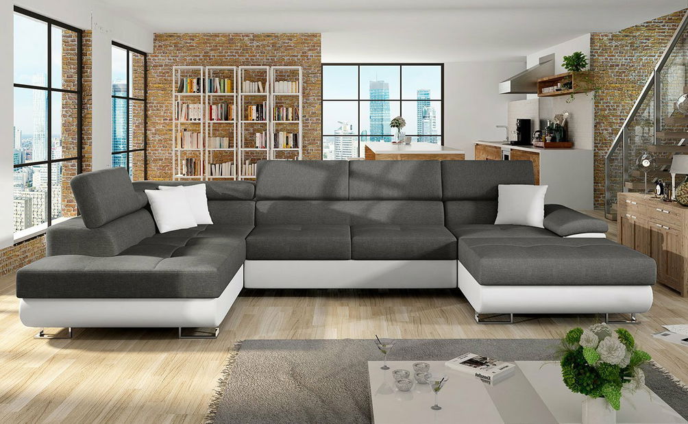 Kutna garnitura Alphard Bis (L) (ekokoža soft 017 + lux 06 + ekokoža soft 017)