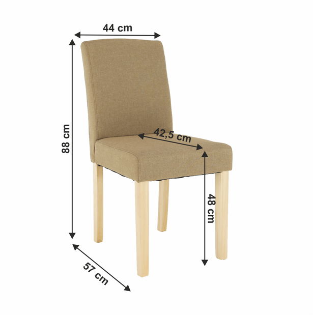 Jedálenská stolička Sella (béžová)