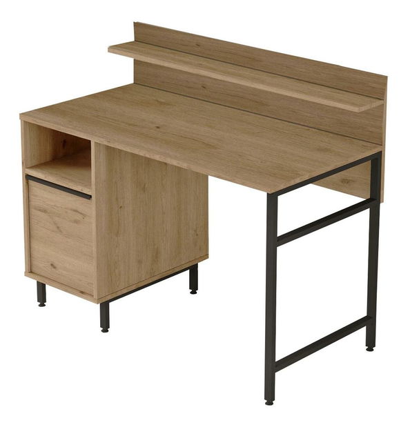 Masă PC Otto 16 (nuc + negru)