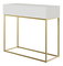 Konzolni stolić Vertigo V4 (bijela + zlatna)