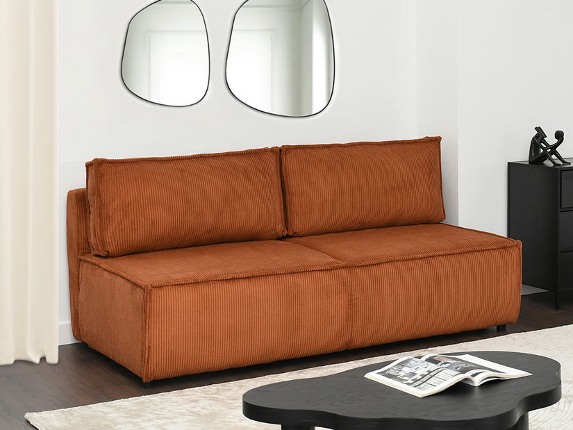 Pohovka dvojsedačka Nazismo (čierna)