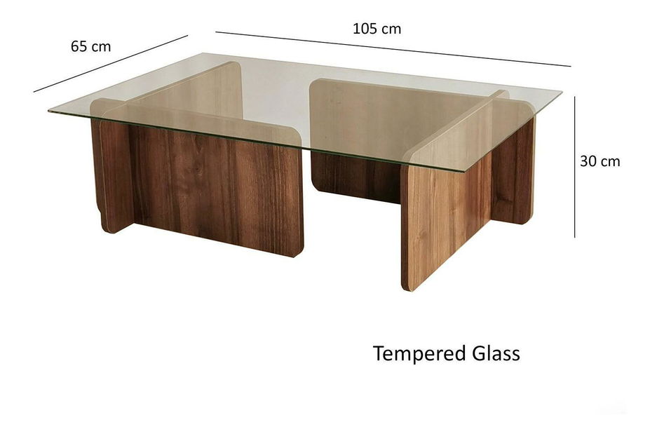 Konferenčný stolík Elizei 2 (orechová)