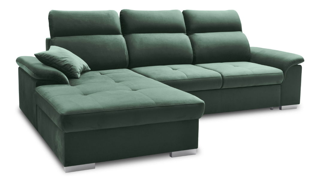 Rohová sedačka BRW MD20-07 (tmavozelená) (L)