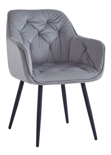 Fotelja Feddy (svijetlosiva)