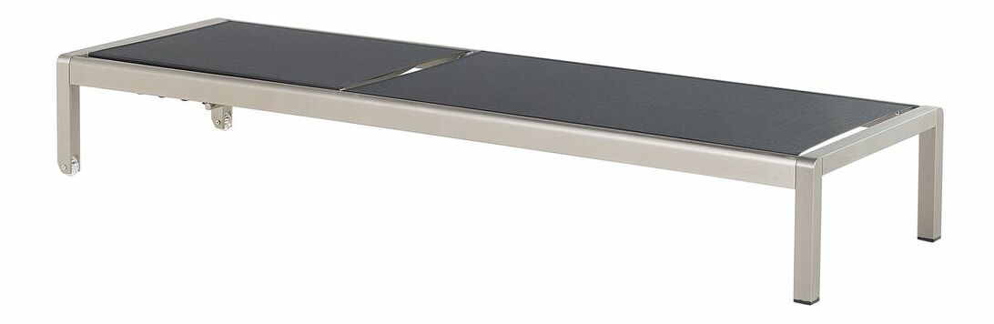 Záhradné lehátko Foli (čierna)