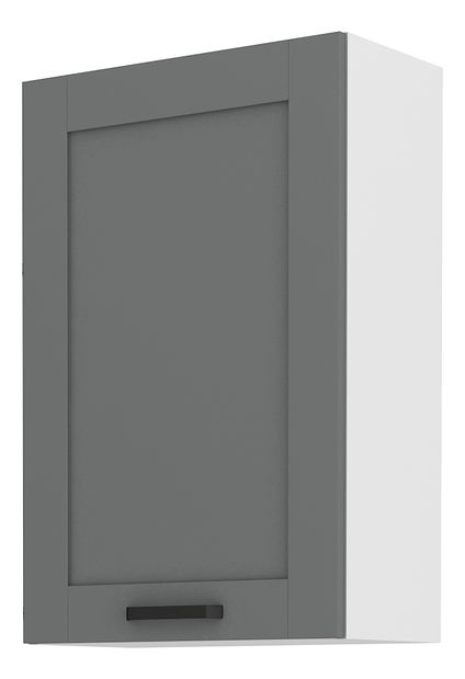 Dulap superior de bucătărie Lucid 60 G 90 1F (dustgrey + alb)