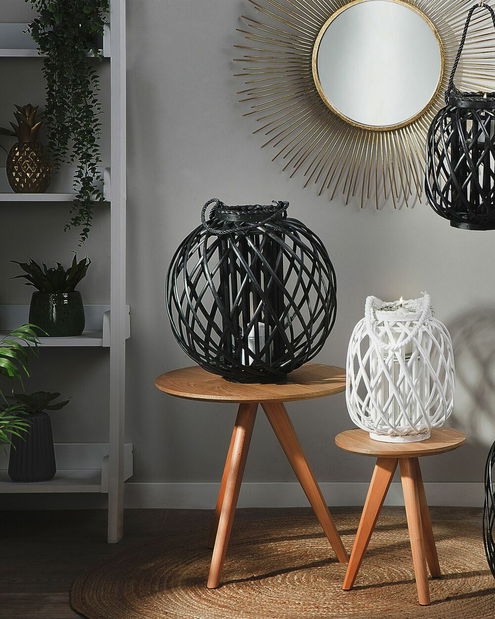 Fonott lampion Sinop (fekete)