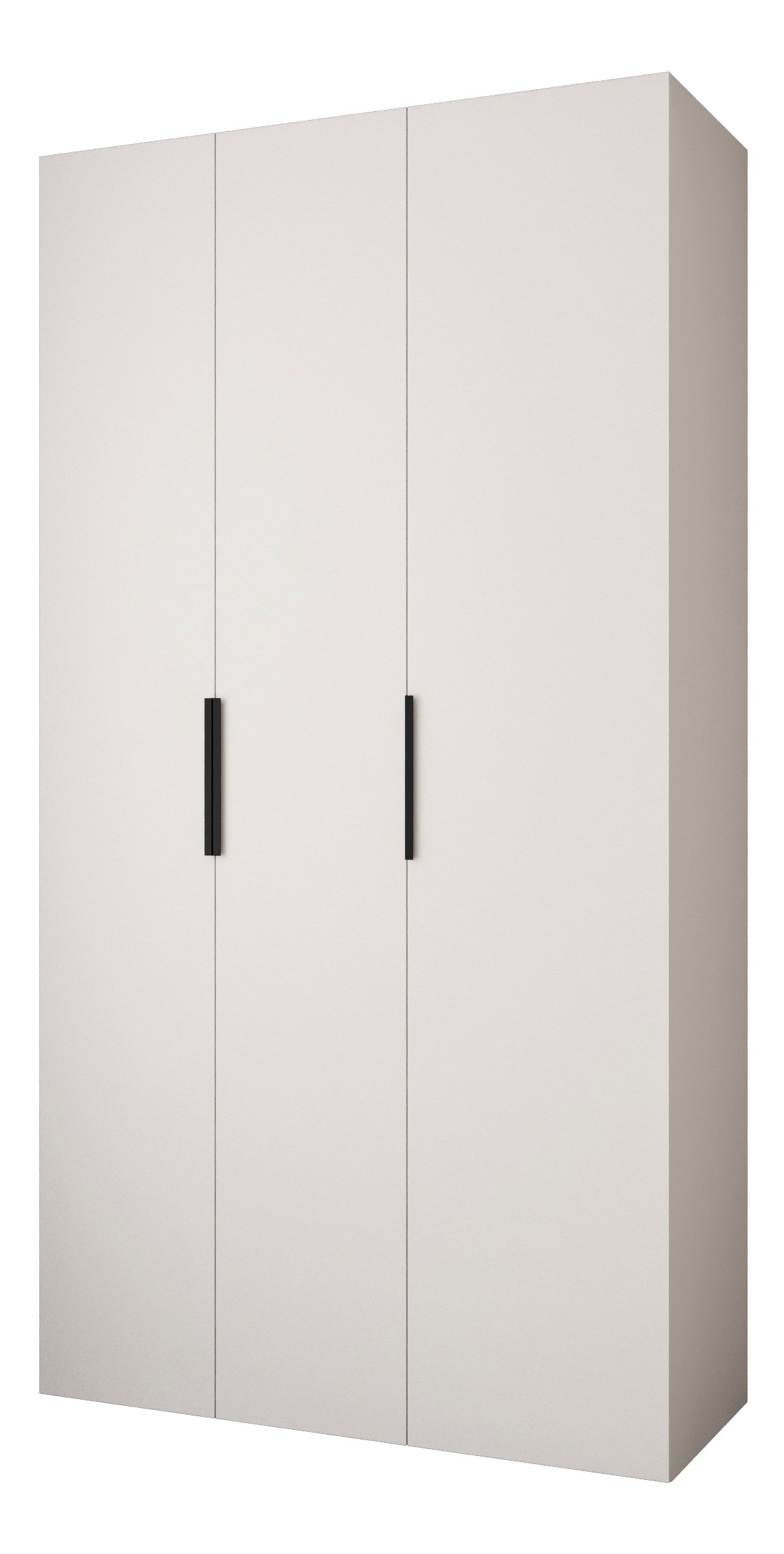 Ruhásszekrény 130 cm Carmela 50-4 (fehér + fekete)