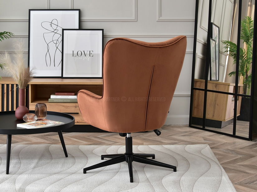 Fotel Truni (réz + fekete)