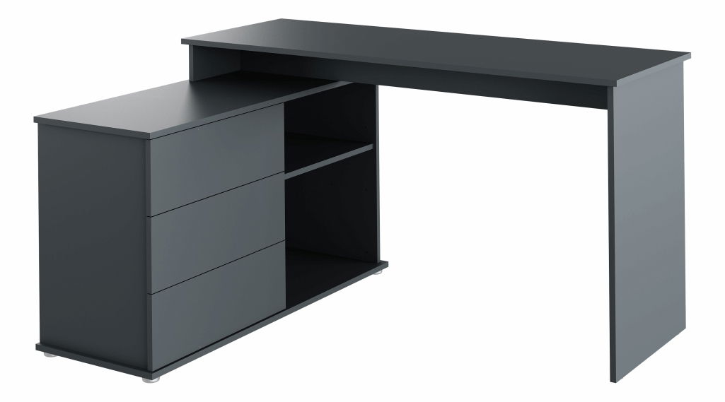 Számítógépasztal Toredol (grafit)