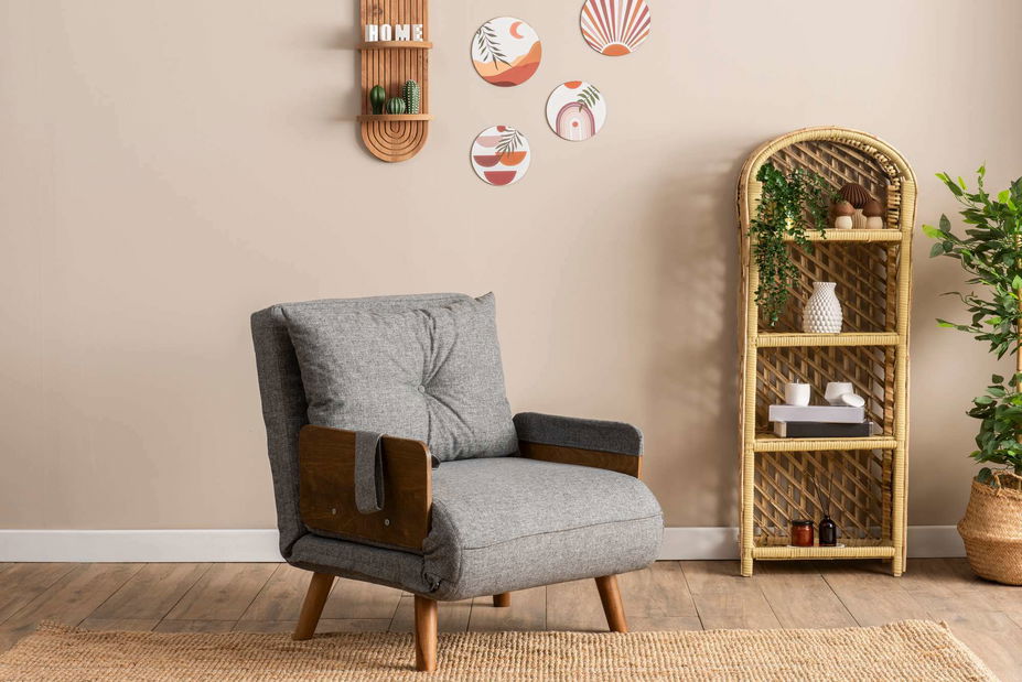 Fotel Como S (világosszürke)