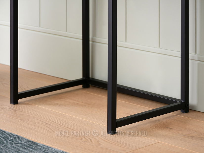 Konzolni stolić Norma S (hrast + crna)