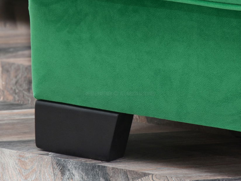 Canapea trei locuri Marilyn (verde + negru)