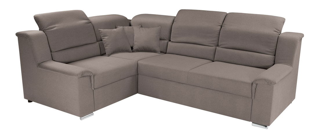 Rohová sedačka BRW Anis RECBK.2F (hnedá) (L)