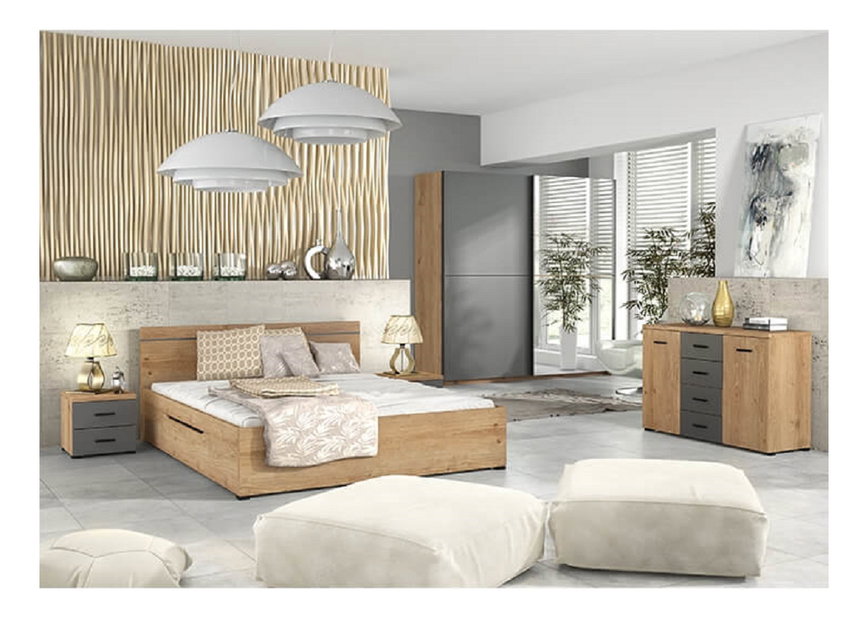 Manželská posteľ 160 cm Umeran