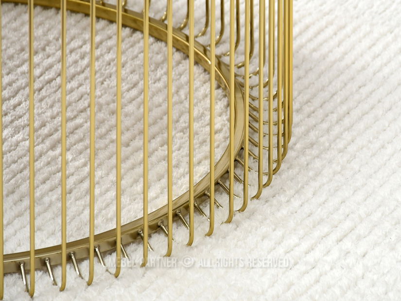 Dohányzóasztal Nils (márvány + arany)