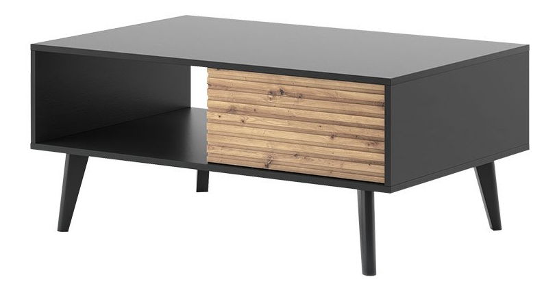 Stolić za kavu Mostero MSL104 (crna + hrast artisan) *rasprodaja