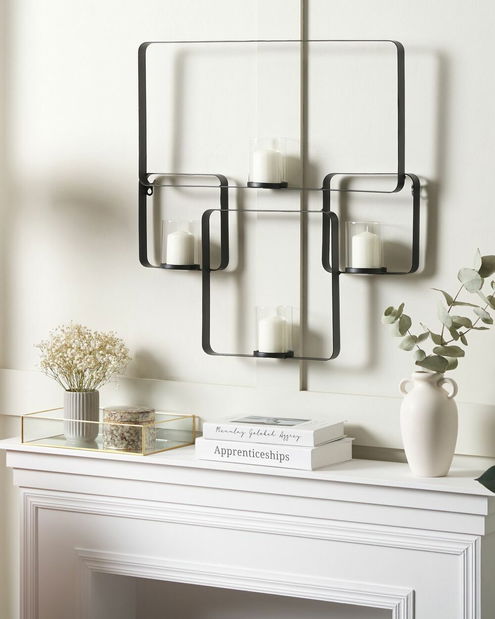 Gyertyatartó Paw (fekete)