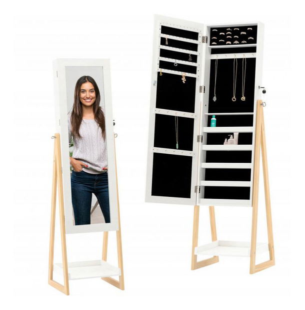 Skrinka na bižutériu Bijou (biela)