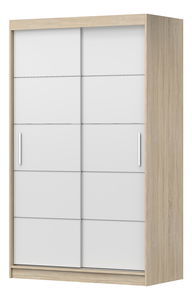 Ormar za garderobu Nestor 06 (hrast sonoma + bijela)