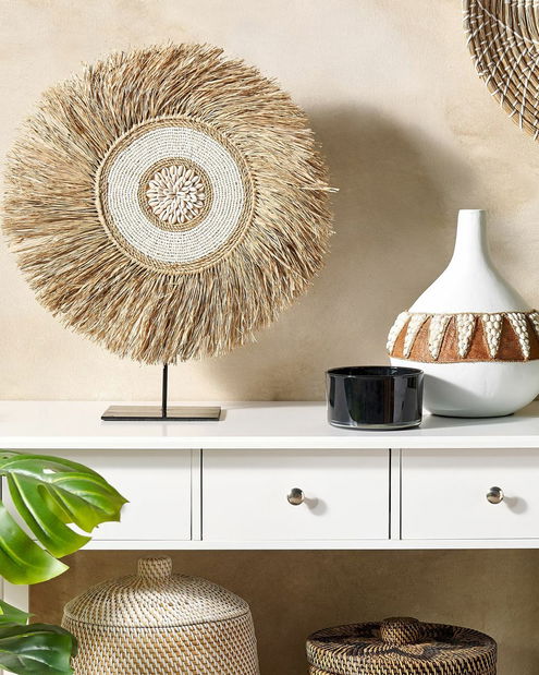 Slamená dekorácia Aci (prírodná)