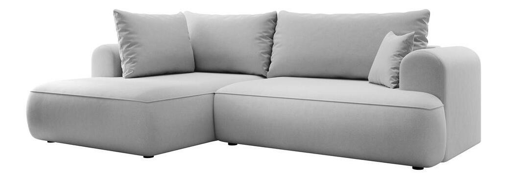 Sarokkanapé Olivo II (B) (szürke + fekete) 