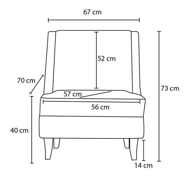 Fotoliu Eloketta (antracit + Nuc)