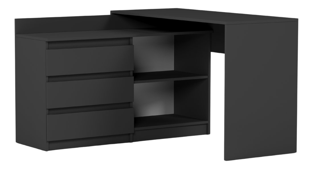 Sarok PC asztal Norgu (antracit)