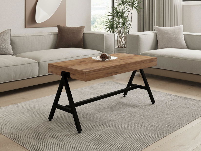 Stolić za kavu Rafael (atlantski bor + crna)